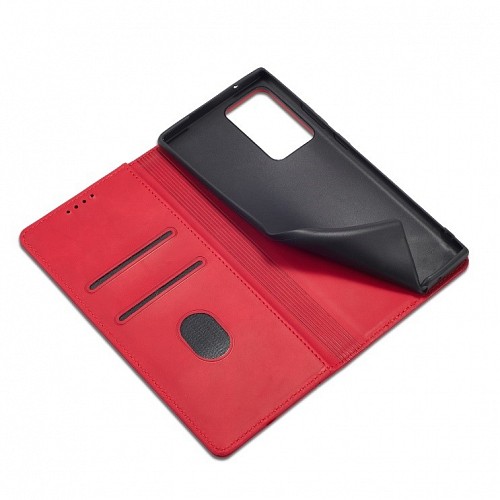 Bodycell Book Case Pu Leather Samsung Note 20 Ultra Red