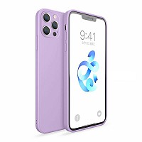 Bodycell Square Liquid Silicon Case iPhone 13 Pro  Light Violet