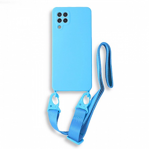 Bodycell Silicon Case   Samsung A22 4G Blue