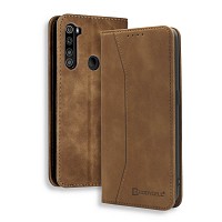 Bodycell Book Case Pu Leather Xiaomi Note 8T Brown