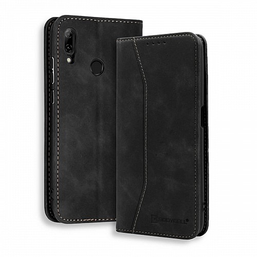 Bodycell Book Case Pu Leather Huawei P Smart 2019/Honor 10 Lite Black