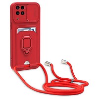 Bodycell Multifunction Case   Samsung A12/M12 Red