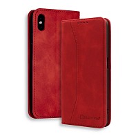 Bodycell Book Case Pu Leather iPhone X/XS Red