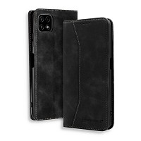 Bodycell Book Case Pu Leather Samsung A22 5G Black