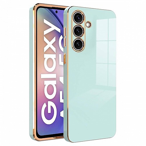 Bodycell Gold Plated Silicon Samsung A54 5G Mint Green