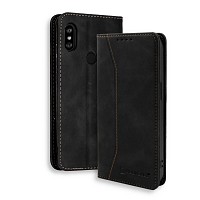 Bodycell Book Case Pu Leather Xiaomi Note 6 Pro Black