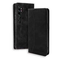 Bodycell Book Case Pu Leather Xiaomi Mi Note 10 Lite Black