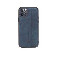 Bodycell Pattern Leather Backcover iPhone 12 Pro  Blue