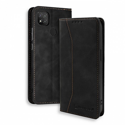 Bodycell Book Case Pu Leather Xiaomi Redmi 9C/9C NFC Black