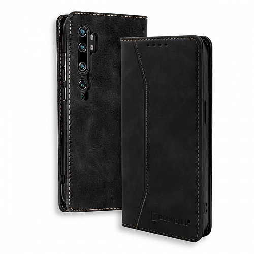 Bodycell Book Case Pu Leather Xiaomi Mi Note 10/10 Pro Black