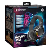 DEFENDER GALAXY PRO 7.1 STEREO HEADPHONES JACK 3.5mm 2.2m black