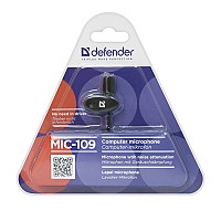 DEFENDER MIC-109 WIRED MICROPHONE FOR PC 1.8m