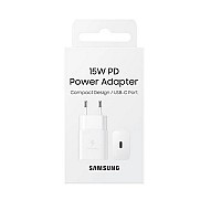 ORIGINAL SAMSUNG TRAVEL CHARGER 15W PD 2A white