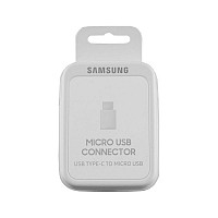 ORIGINAL SAMSUNG ADAPTER TYPE C TO MICRO USB white