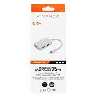 VIVANCO ADAPTER HDMI | DVI | VGA MINI DISPLAYPORT