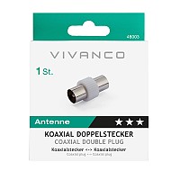 VIVANCO AERIAL COAX PLUG ADAPTER