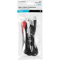 VIVANCO AUDIO CONNECTION CABLE 3.5mm TO 2X RCA 1.5m