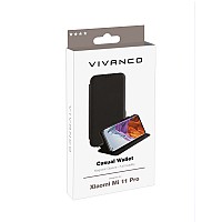 VIVANCO CASUAL WALLET BOOK CASE XIAOMI MI 11 PRO black