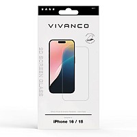 VIVANCO 2D JAPAN TEMPERED GLASS IPHONE 16 / IPHONE 15