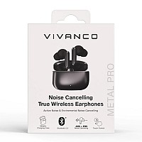 VIVANCO METAL PAIR PRO TWS BLUETOOTH ANC/ENC black