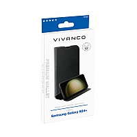 VIVANCO PREMIUM WALLET BOOK CASE SAMSUNG S24 PLUS black