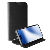 VIVANCO PREMIUM WALLET BOOK CASE IPHONE 15 black