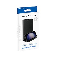 VIVANCO PREMIUM WALLET BOOK CASE SAMSUNG S24 black