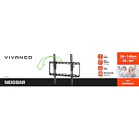 VIVANCO ΒΑΣΗ TV ΜΕ ΚΛΙΣΗ  VESA 400 ΕΩΣ 55 inch