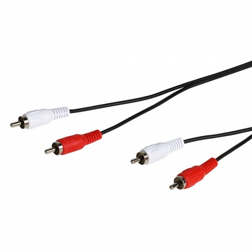 VIVANCO BULK AUDIO CONNECTION CABLE 2x RCA to 2x RCA 2.5m