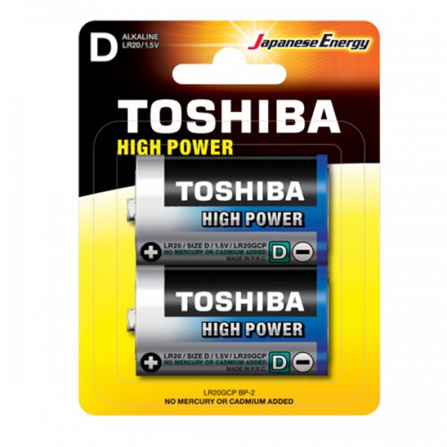   D TOSHIBA LR20GCP BP-2 1.5V 2.