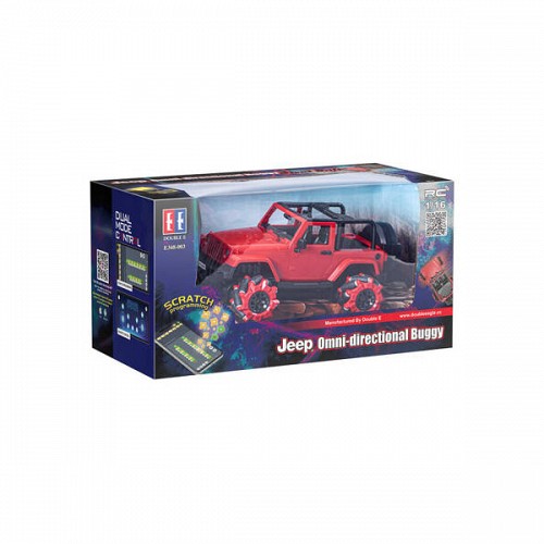 DOUBLE EAGLE REMOTE CONTROLLED JEEP DRIFT red