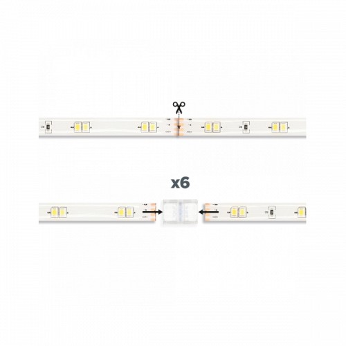 Ksix WIFI LED STRIP CCT WHITE 5m TRIMMABLE 1000 lumens + REMOTE CONTROL