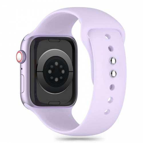 TECH-PROTECT REPLACMENT BAND SILICONE FOR APPLE WATCH 4 / 5 / 6 / 7 / 8 / 9 (38 / 40 / 41 MM) purple