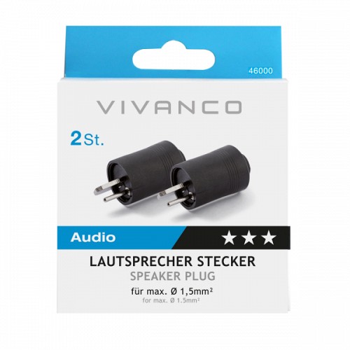 VIVANCO AUDIO PLUG SPEAKER LS black