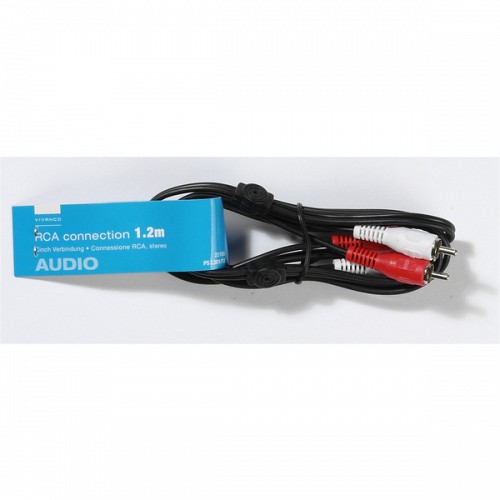 VIVANCO BULK AUDIO CONNECTION CABLE 2x RCA to 2x RCA 1.2m