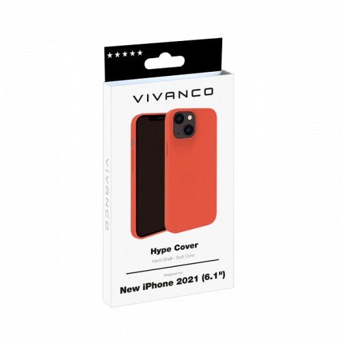 VIVANCO HYPE COVER IPHONE 13 orange backcover