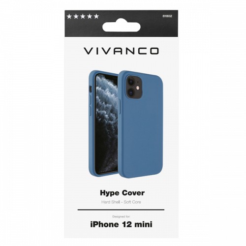 VIVANCO HYPE COVER IPHONE 12 MINI 5.4' blue backcover