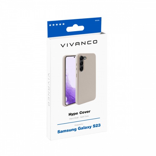 VIVANCO HYPE COVER SAMSUNG S23 sand backcover