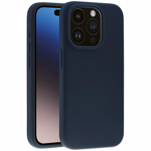 VIVANCO MAG HYPE COVER IPHONE 15 PRO navy blue backcover