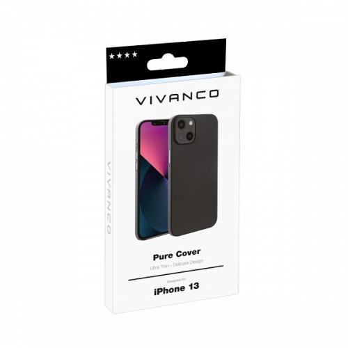 VIVANCO PURE COVER IPHONE 13 black backcover