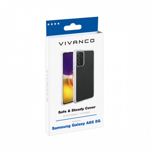 VIVANCO SAFE & STEADY CASE SAMSUNG A82 5G transparent backcover