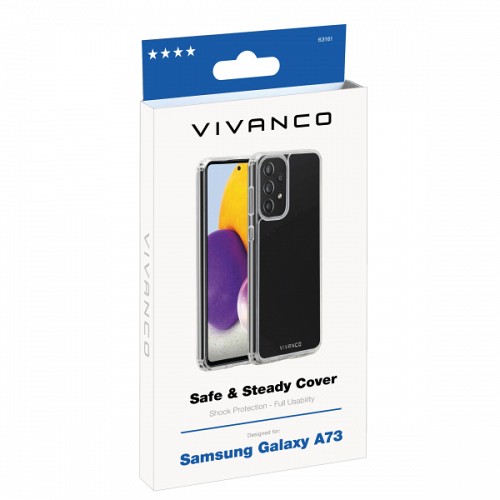 VIVANCO SAFE & STEADY CASE SAMSUNG A73 transparent backcover