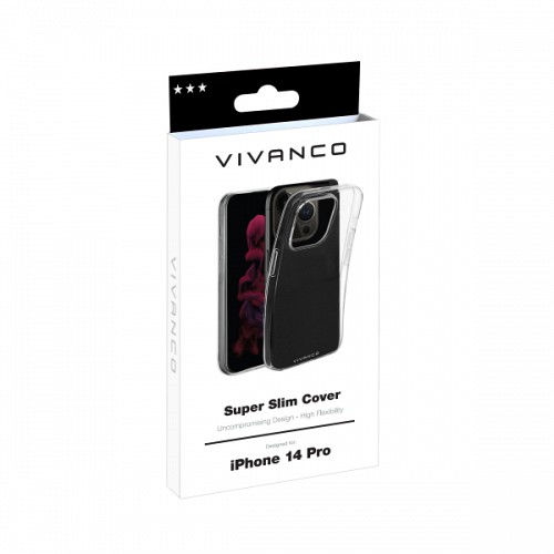 VIVANCO SUPER SLIM CASE IPHONE 14 PRO transparent backcover