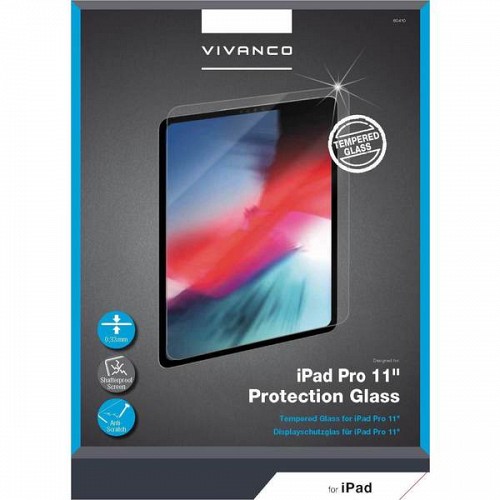 VIVANCO TEMPERED GLASS FOR IPAD 11 2018