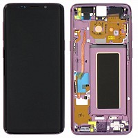 SAMSUNG G960F Galaxy S9 - LCD + Touch Purple Original Service Pack