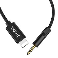 HOCO - UPA13 AUX AUDIO CABLE 3,5mm TO LIGHTNING BLACK