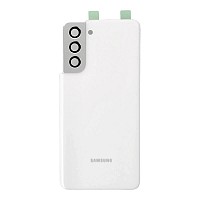 SAMSUNG G991F Galaxy S21 - Battery cover + Adhesive + Camera Lens White Original