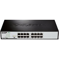 16-Port Gigabit Unmanaged Desktop/Rackmount Switch D-LINK DGS-1016D