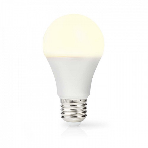 Λάμπα LED, Ε27, A60, 8.5W, θερμό λευκό φως και 806 lumen NEDIS LBE27A602